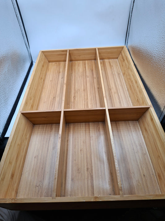 IKEA WOODEN DRAWER ORGANIZER