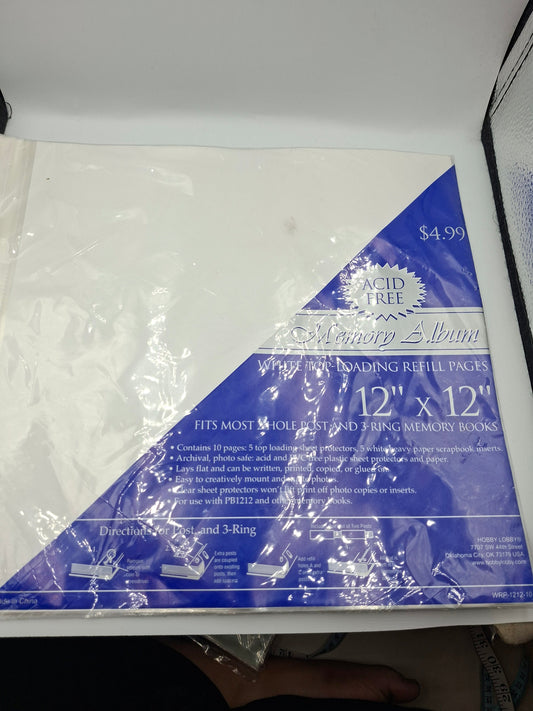 ALBUM REFILL PAGES