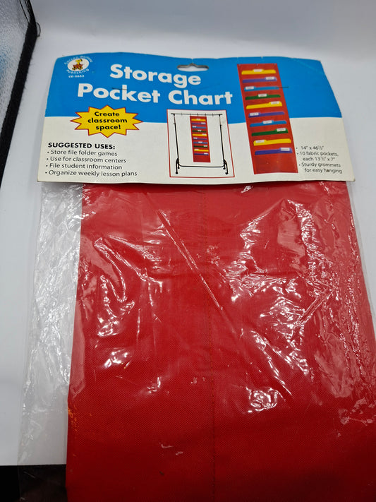 STORAGE POCKET CHART