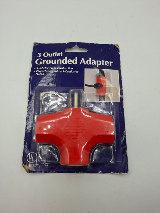 3 OUTLET GROUNDED ADAPTER