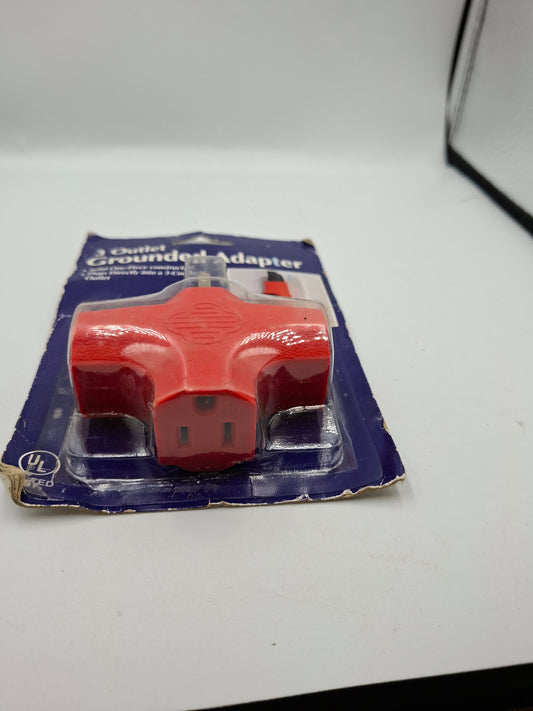 3 OUTLET GROUNDED ADAPTER