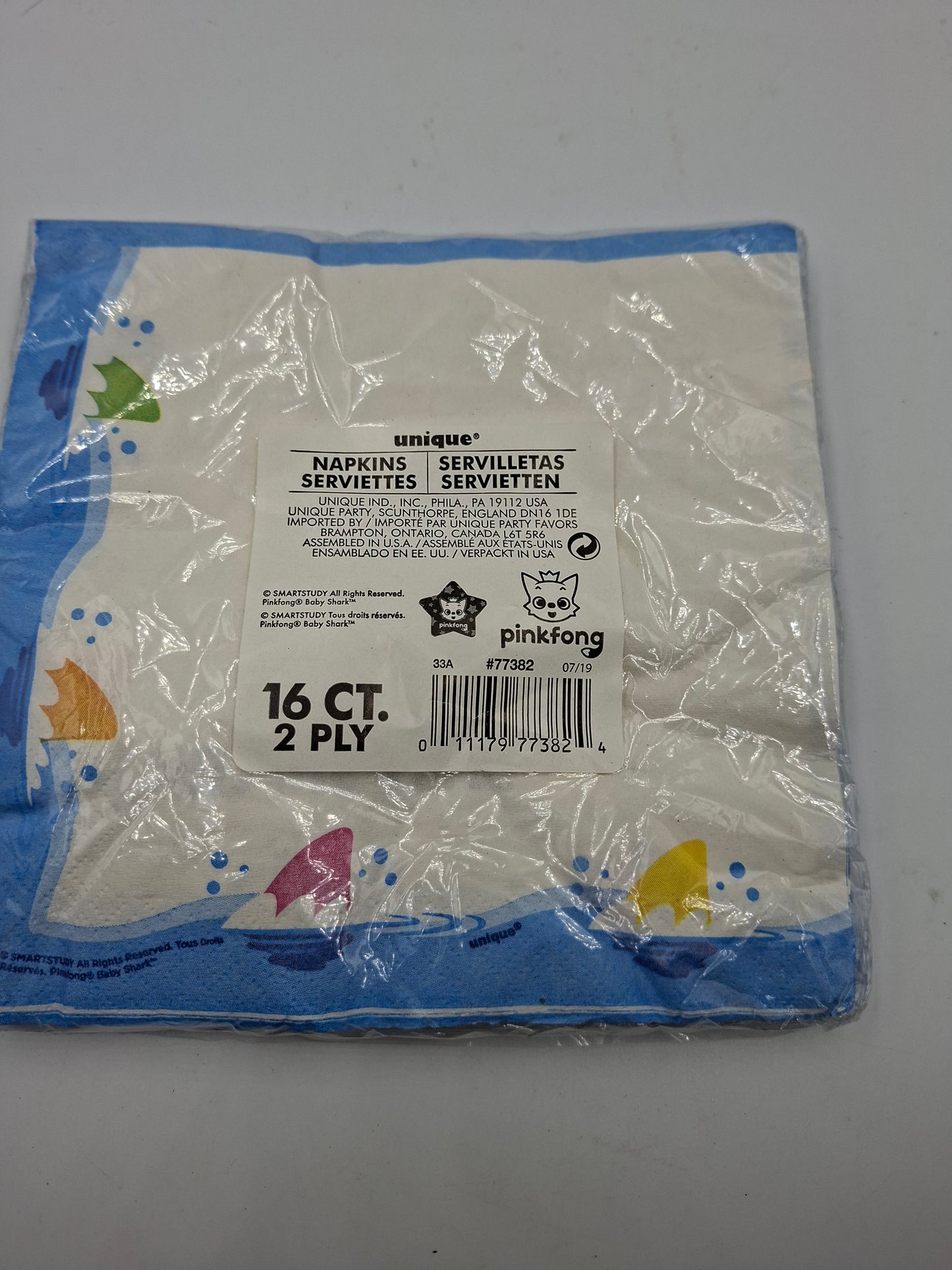 BABY SHARK NAPKINS