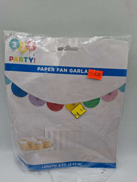 PAPER FAN GARLAND