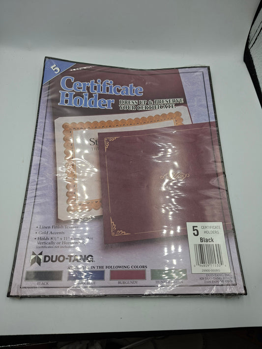 CERTIFICATE HOLDER