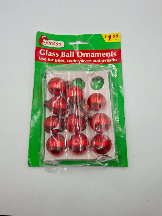 GLASS BALL ORNAMENTS