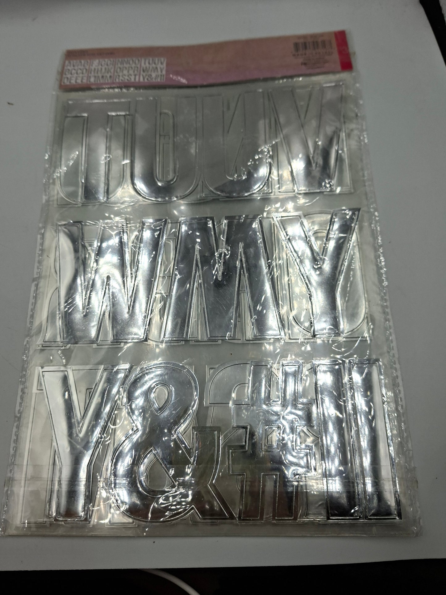 ADHESIVE LETTERS