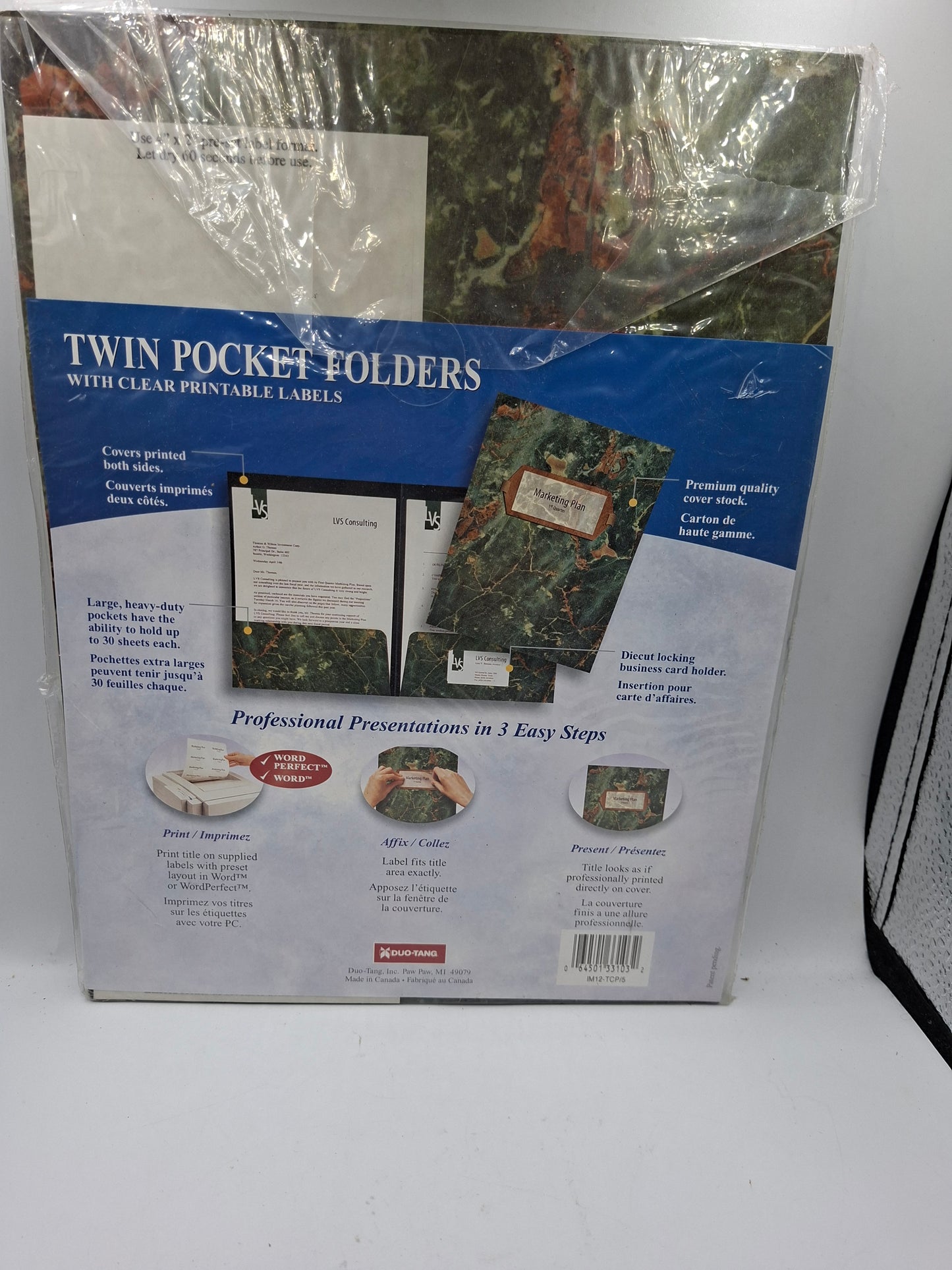 TWIN POCKET FOLDER
