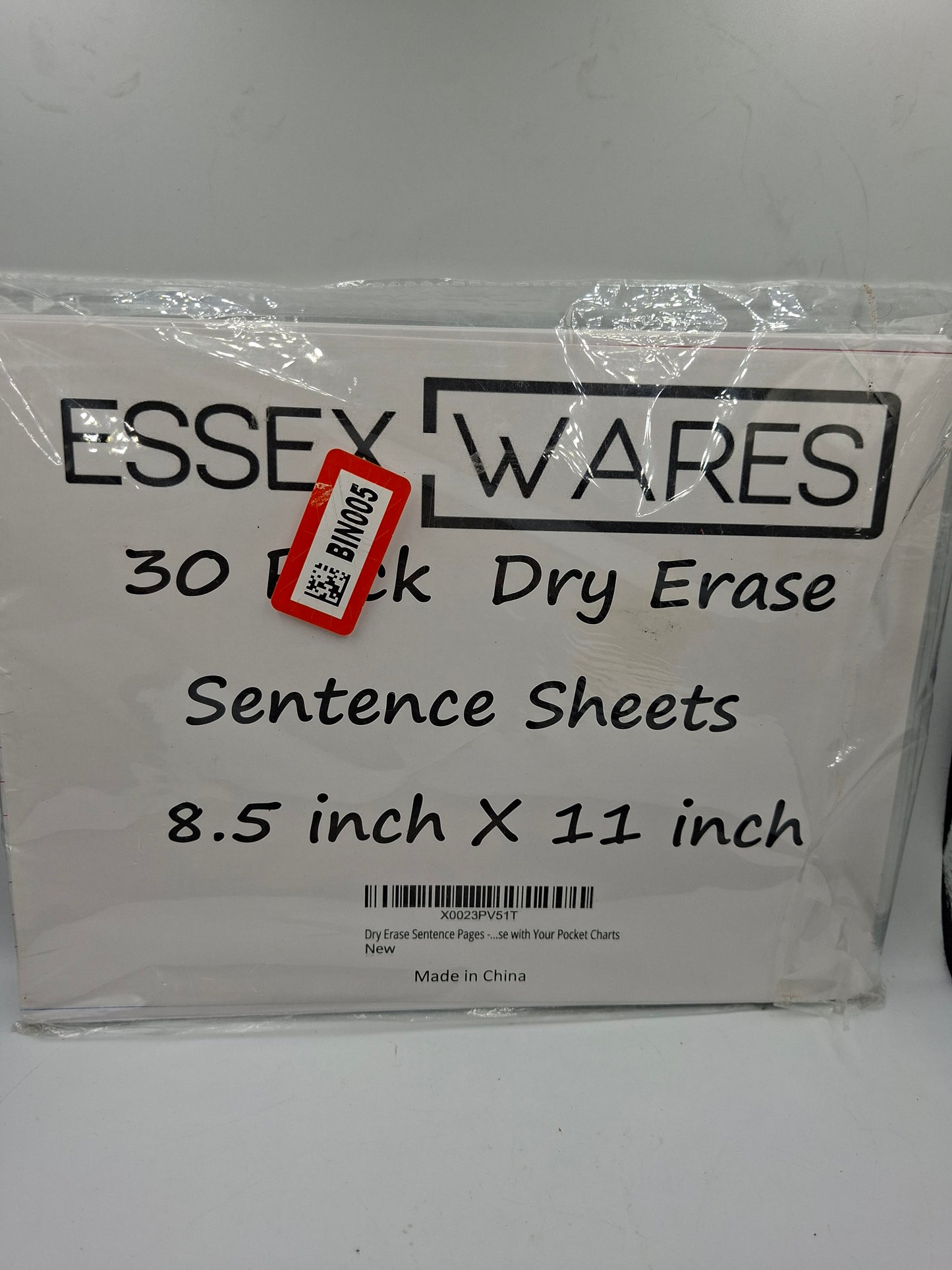 DRY ERASE SENTENCE SHEETS