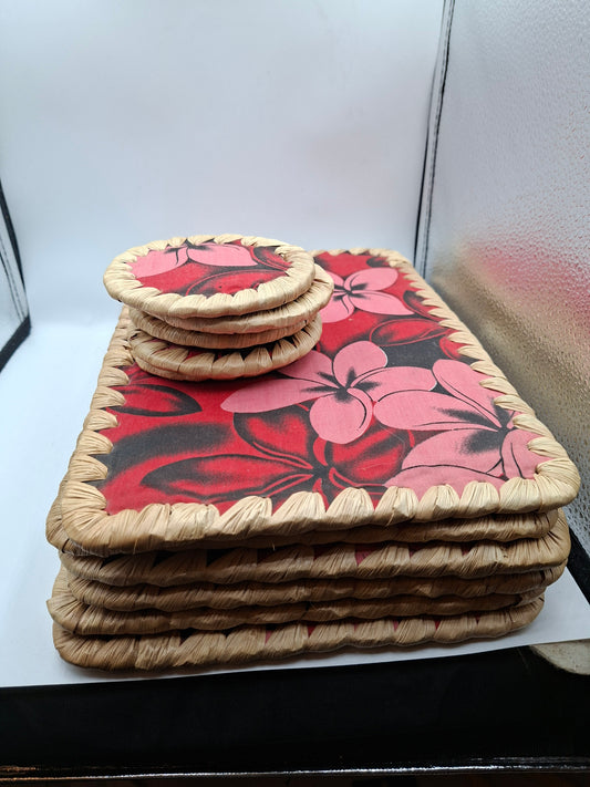 6 TABLE MATS 5 COASTER MATS