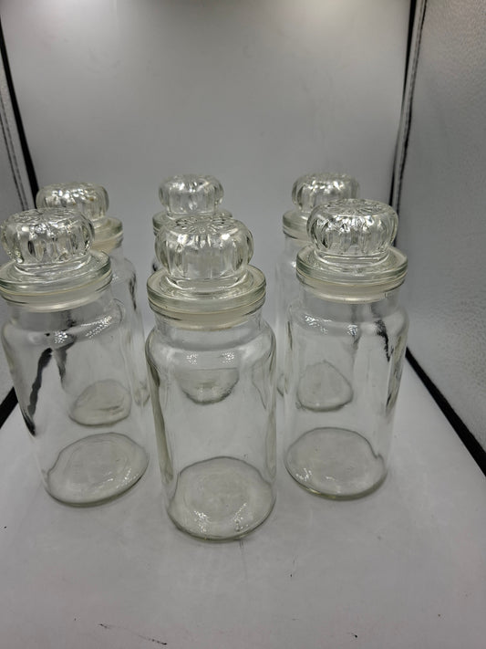 AIRTIGHT SPICE JARS 6PCS