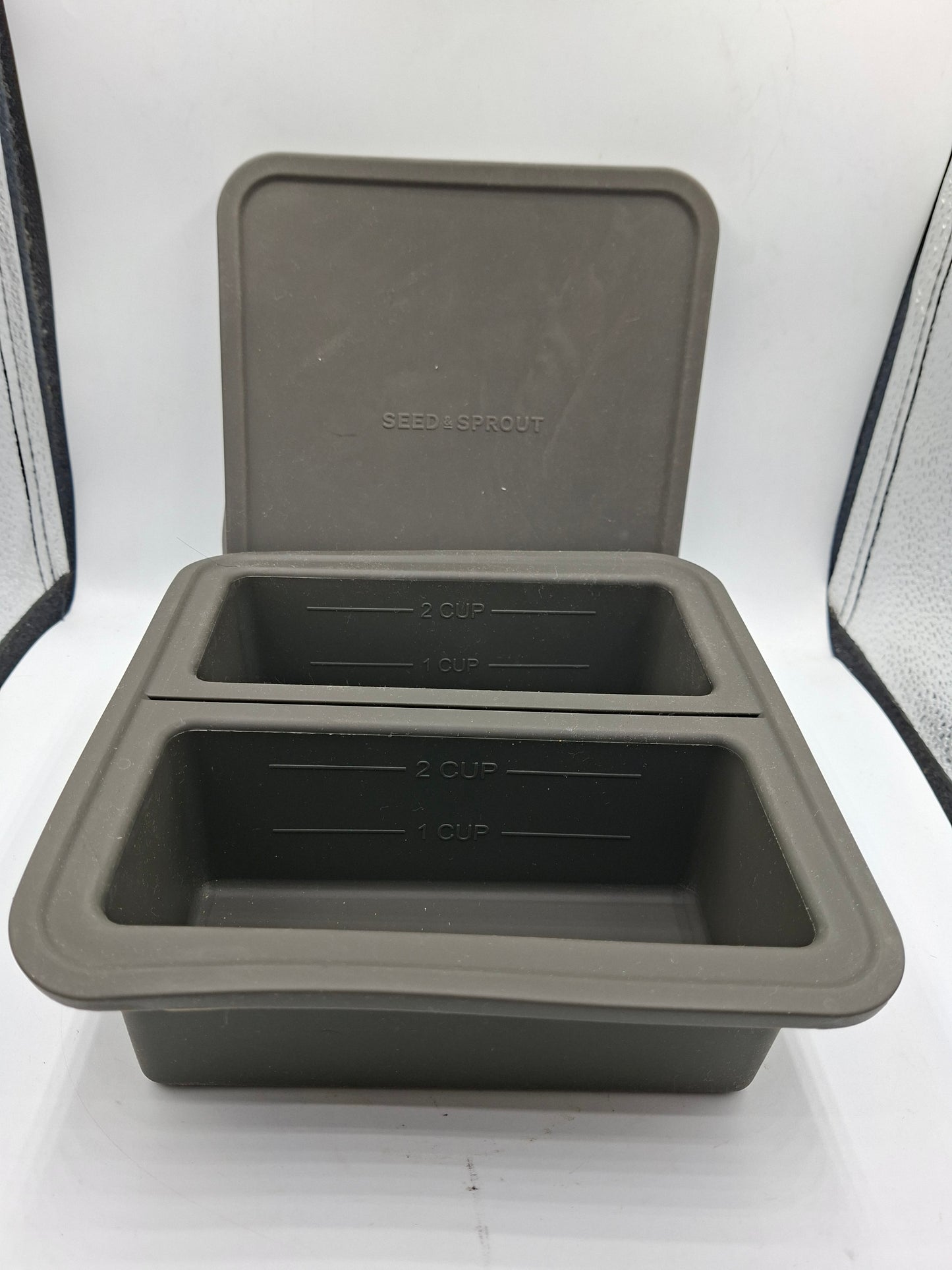 SILICON FREEZER TRAY WITH LID