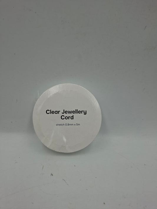 CLEAR JEWELLERY CORD