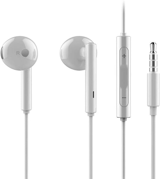 HUAWEI Original HUAWEI Honor Earphone AM115 Wired Half In-ear Headset 3.5mm Jack With Microphone Volume Control For Huawei P10 P20 Lite Mobile Phones Tablet Computer