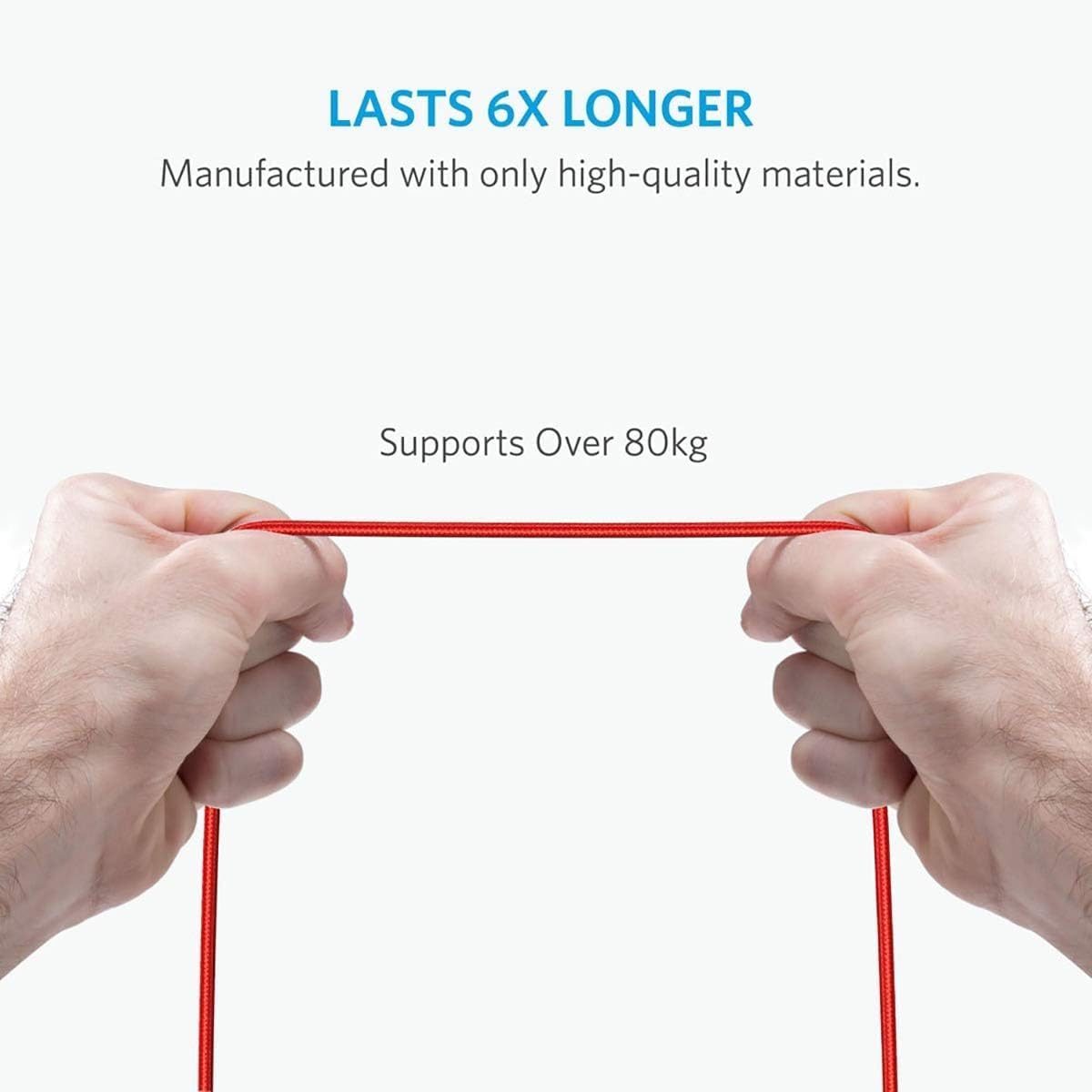 Anker PowerLine+ USB-C to USB 3.0 cable (6ft/1.8m), High Durability, for USB Type-C Devices Including Galaxy S8/S8+/S9/S10, MacBook, iPad Pro 2018, Sony XZ, LG V20 G5 G6, HTC 10, Xiaomi 5 and More