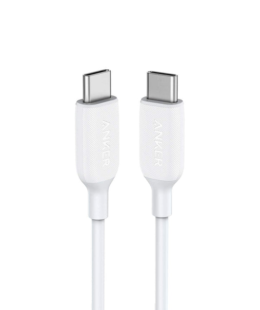 Anker PowerLine III USB C to USB C Cable, 60W Fast Charging Cable, 3ft Long for iPhone 16/15, MacBook Pro/Air, iPad Pro/Air, Galaxy S24, Pixel, Switch, LG and More