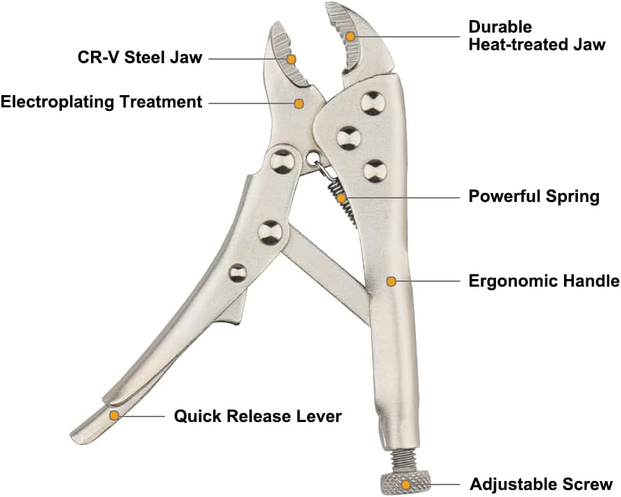 Powerfix Profi Locking Plier Set of 3 Germany