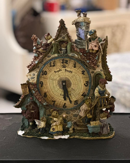 BOYDS BEARS COLLECTOR CLOCK