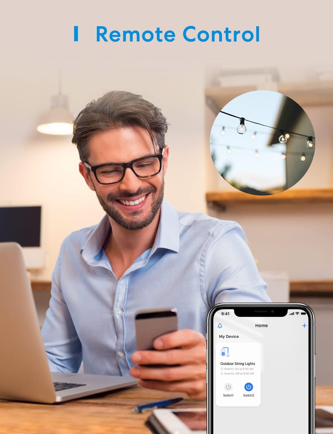 meross WiFi Smart Plug IP44 Outdoor 2 Grounded Heavy Duty Outlet Compatible with Amazon Alexa, Google Assistant, SmartThings