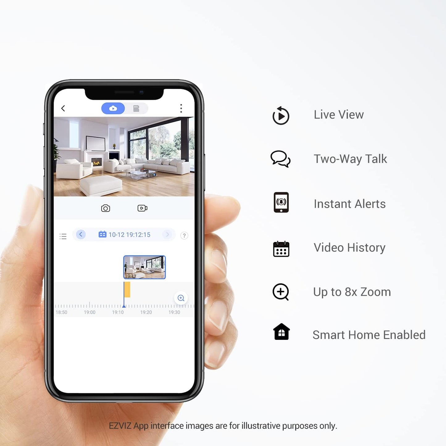 EZVIZ BC2 Security Camera with Battery, 1080p WiFi camera CCTV with PIR Motion, smart Human Detection, Two Way Audio Talk, Easy Install with Magnetic Base, supported Cloud & SD card Storage