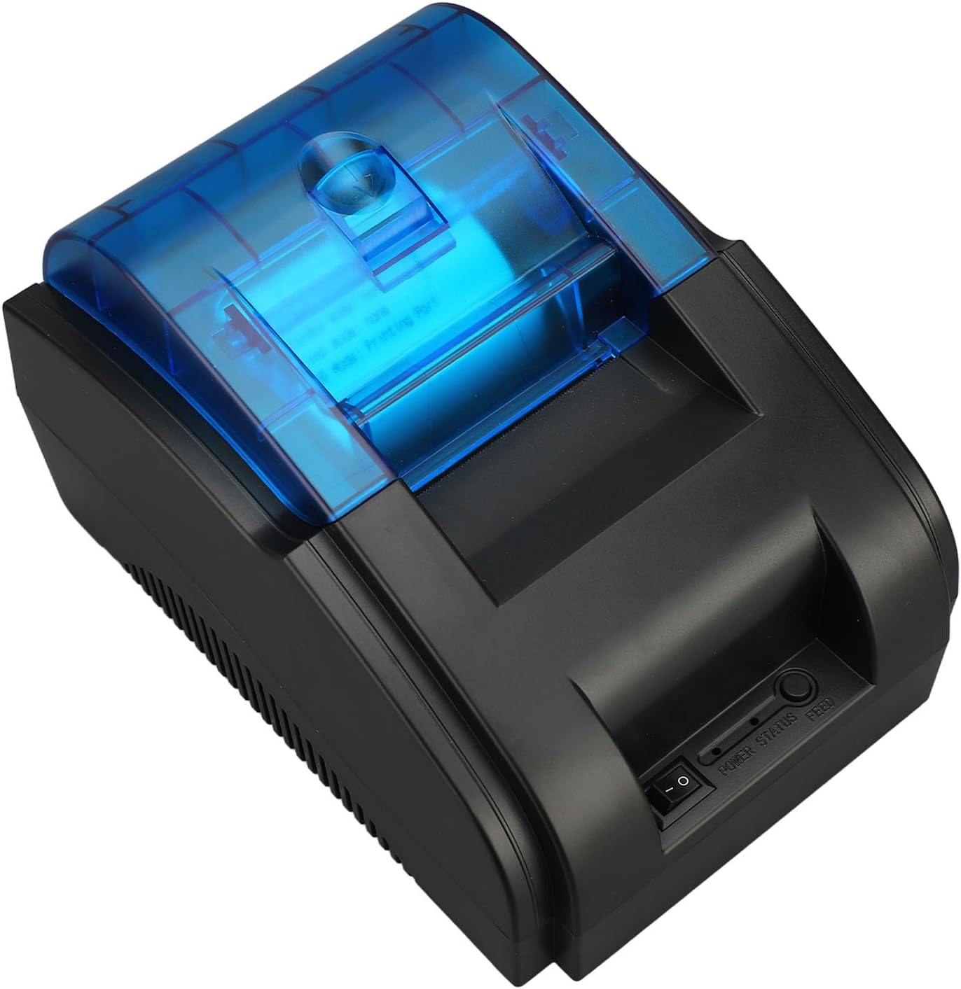 Thermal Receipt Printer, USB Bluetooth 58mm Desktop Printer for Commercial Use with Versatile Connectivity, Fast Printing Speed, Ideal for Commercial Use