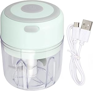 USB-rechargeable electric food chopper