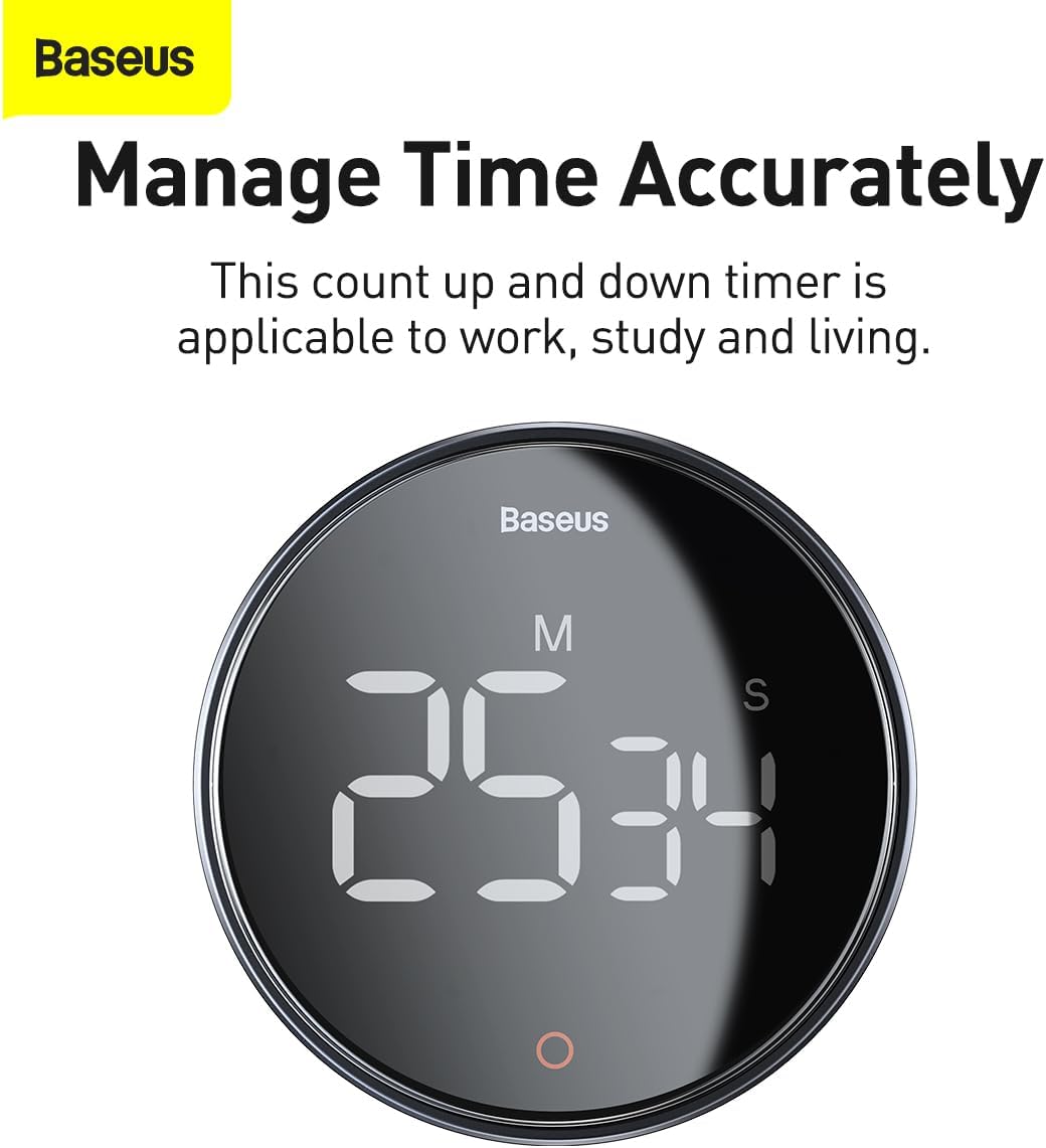 Baseus Home Heyo Pro Rotation Countdown Timer Dark Gray (FMDS000013)