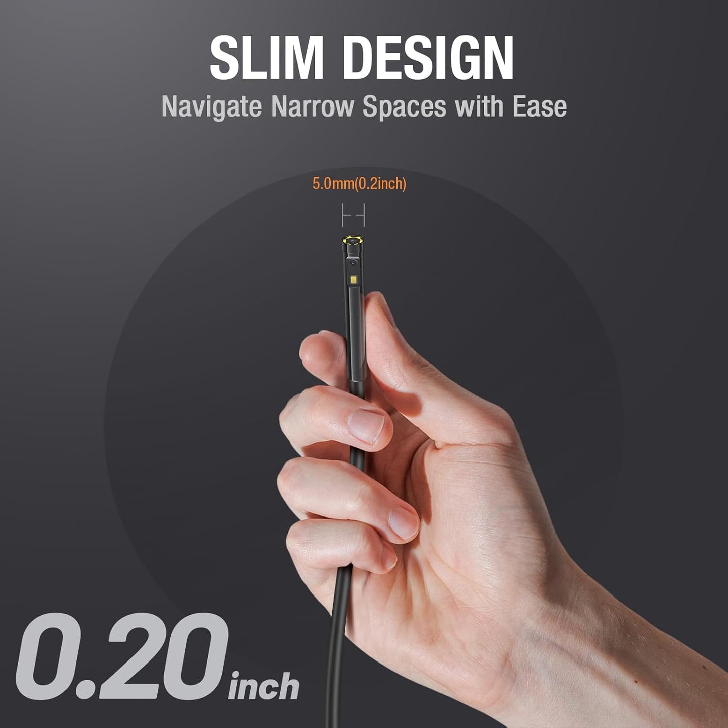 TESLONG NTS500B 5mm Dual Lens Inspection Camera