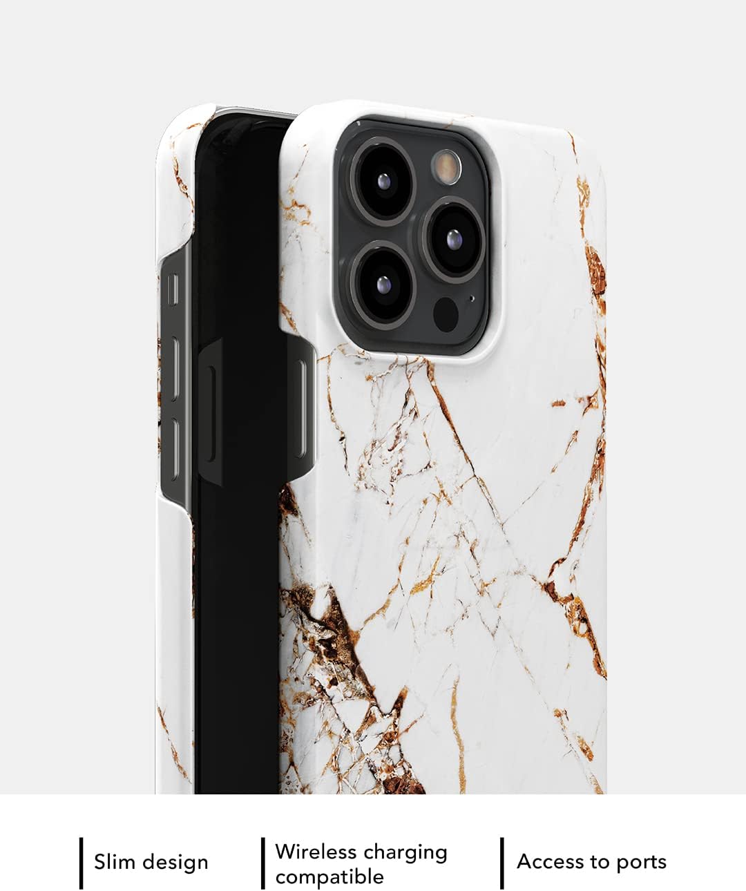 iDeal Of Sweden Phone Case, Microfibre Lining Qi-Wireless Charger Compatible for iPhone 11 (Floral Romance)
