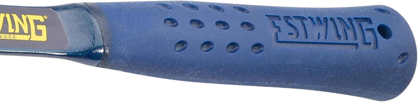 ESTWING Rock Pick - 14 oz Geology Hammer with Pointed Tip & Shock Reduction Grip - E3-14P