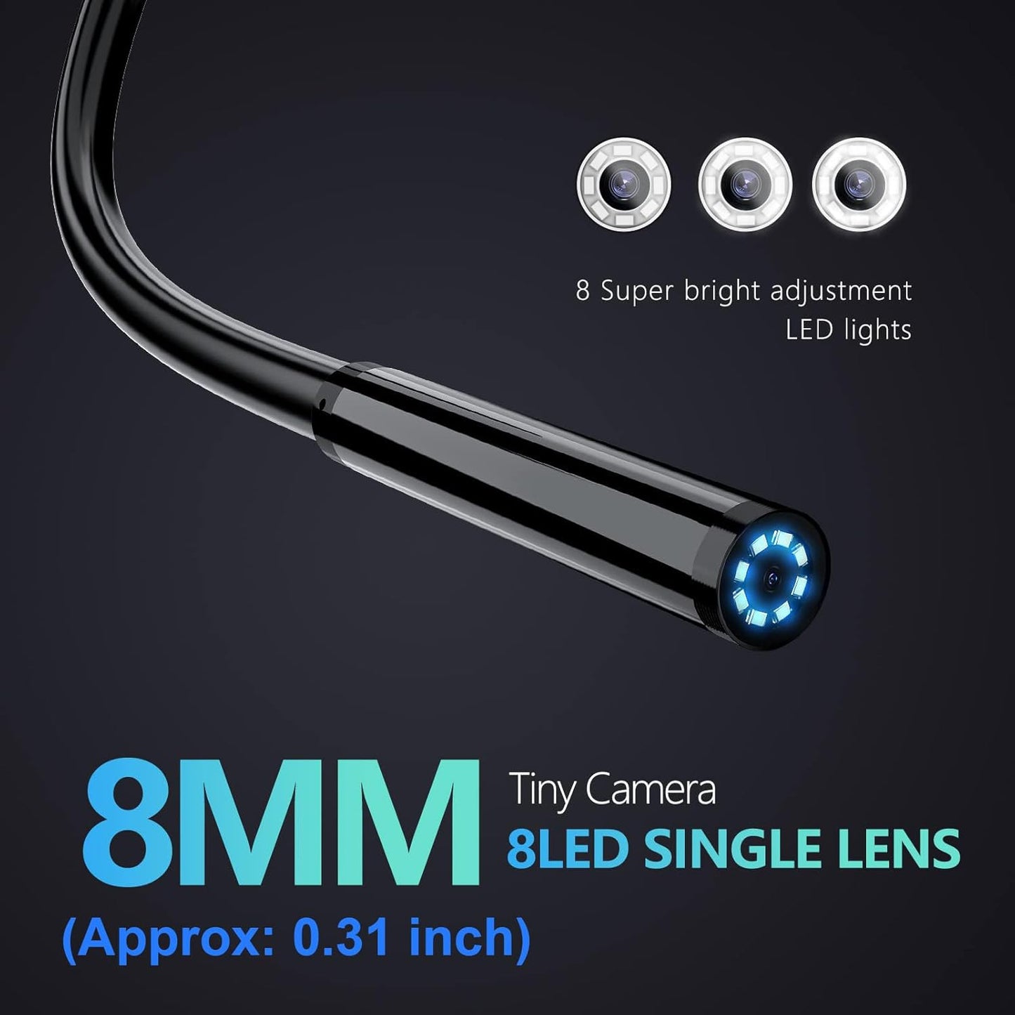 Screen Endoscope with 1080 HD Borescope