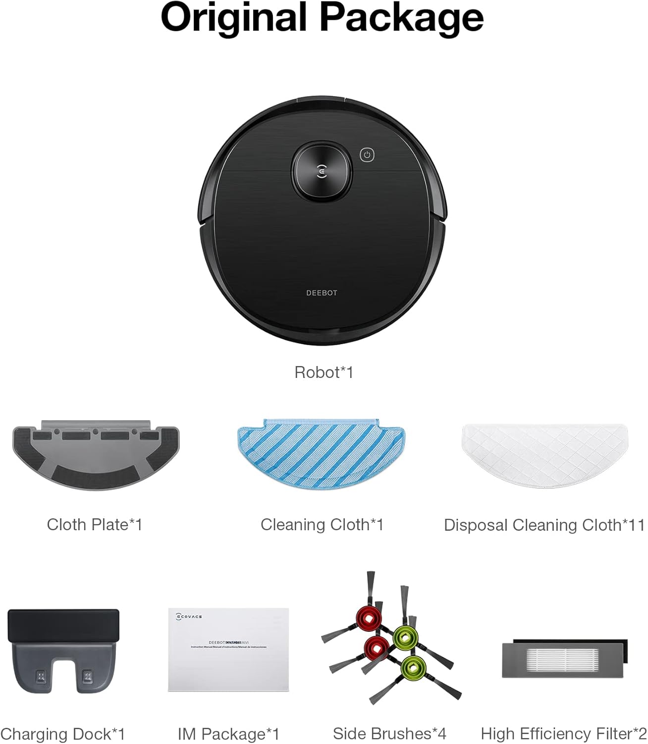 Ecovacs Deebot T8 Aivi Robot Vaccum Cleaner