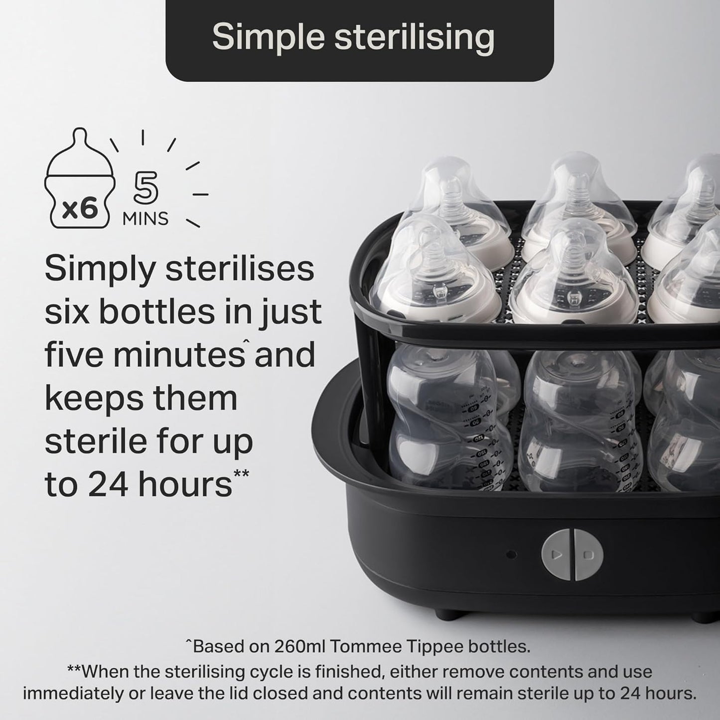 Tommee Tippee Superstream Steam Sterilizer