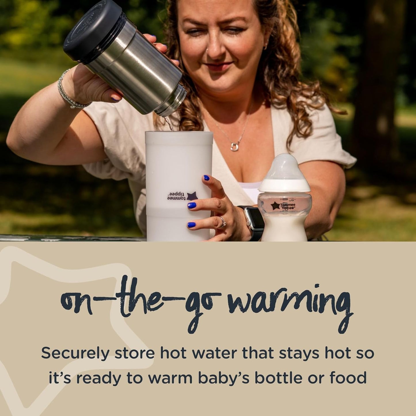 Tommee Tippee Close to Nature Portable Travel Baby Bottle