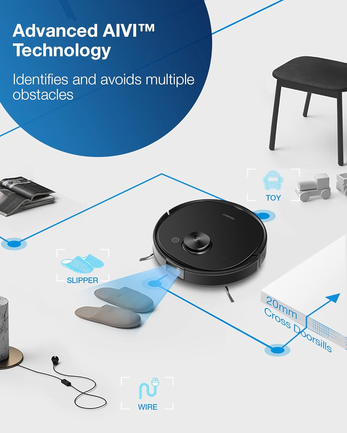 Ecovacs Deebot T8 Aivi Robot Vaccum Cleaner
