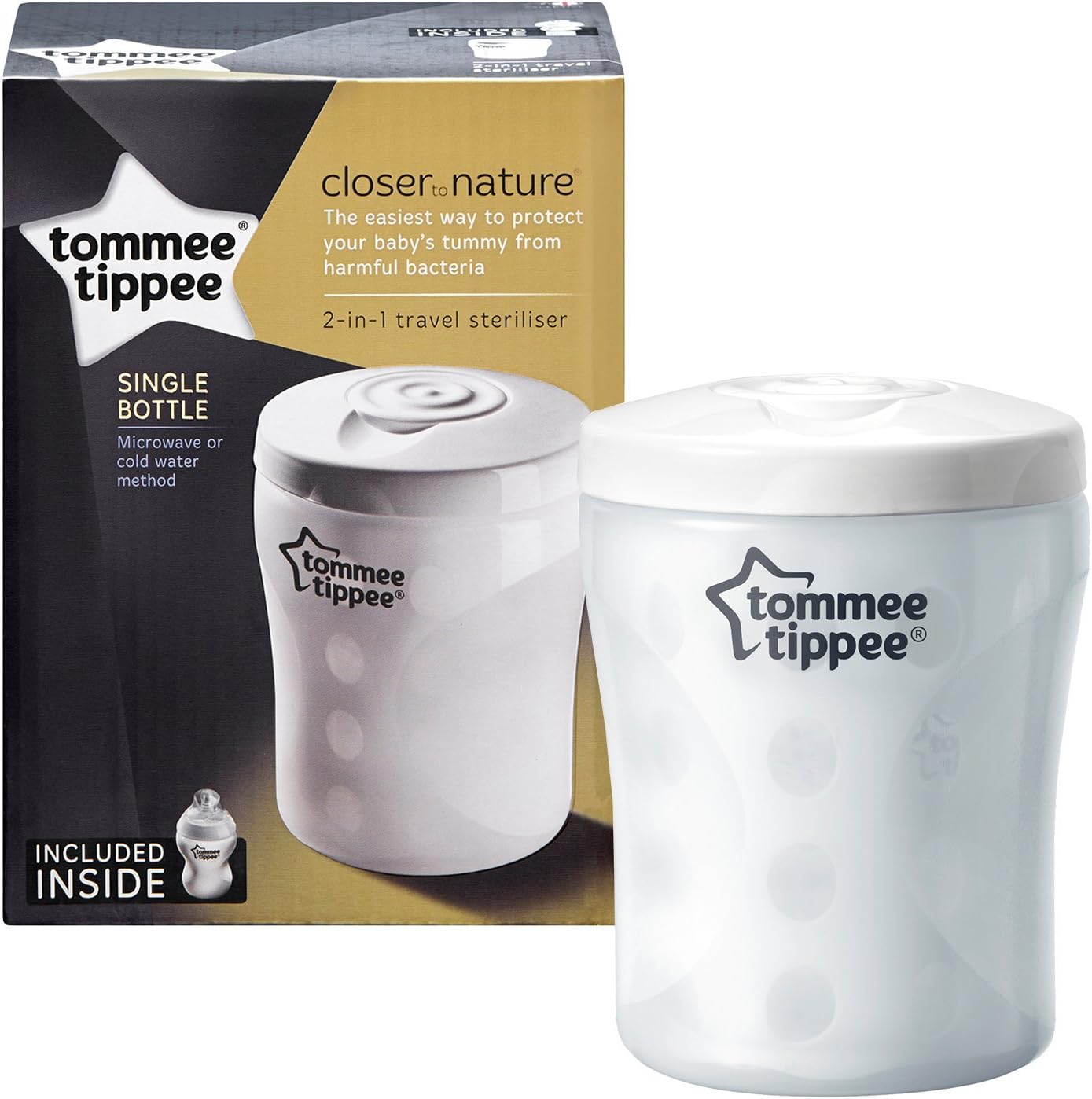Tommee Tippee Single Bottle Steriliser, Pack of 1