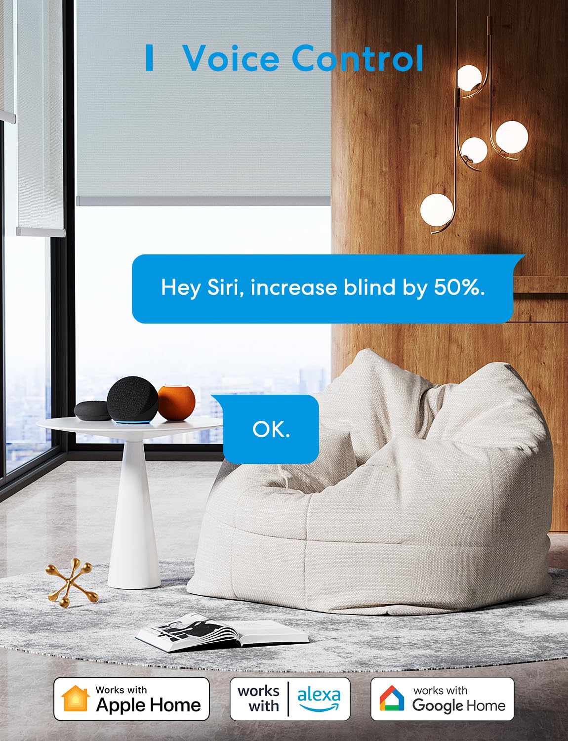 Smart Roller Shutter Switch (NEUTRAL WIRE REQUIRED), Curtain Switch Compatible with HomeKit, Alexa and Google Home, Percent Control, Voice Control and Remote Control Visit the meross Store