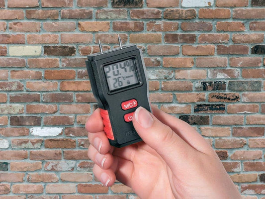 Digital Moisture Meter for Wood, Building Materials, Walls Hygrometer, Small Size