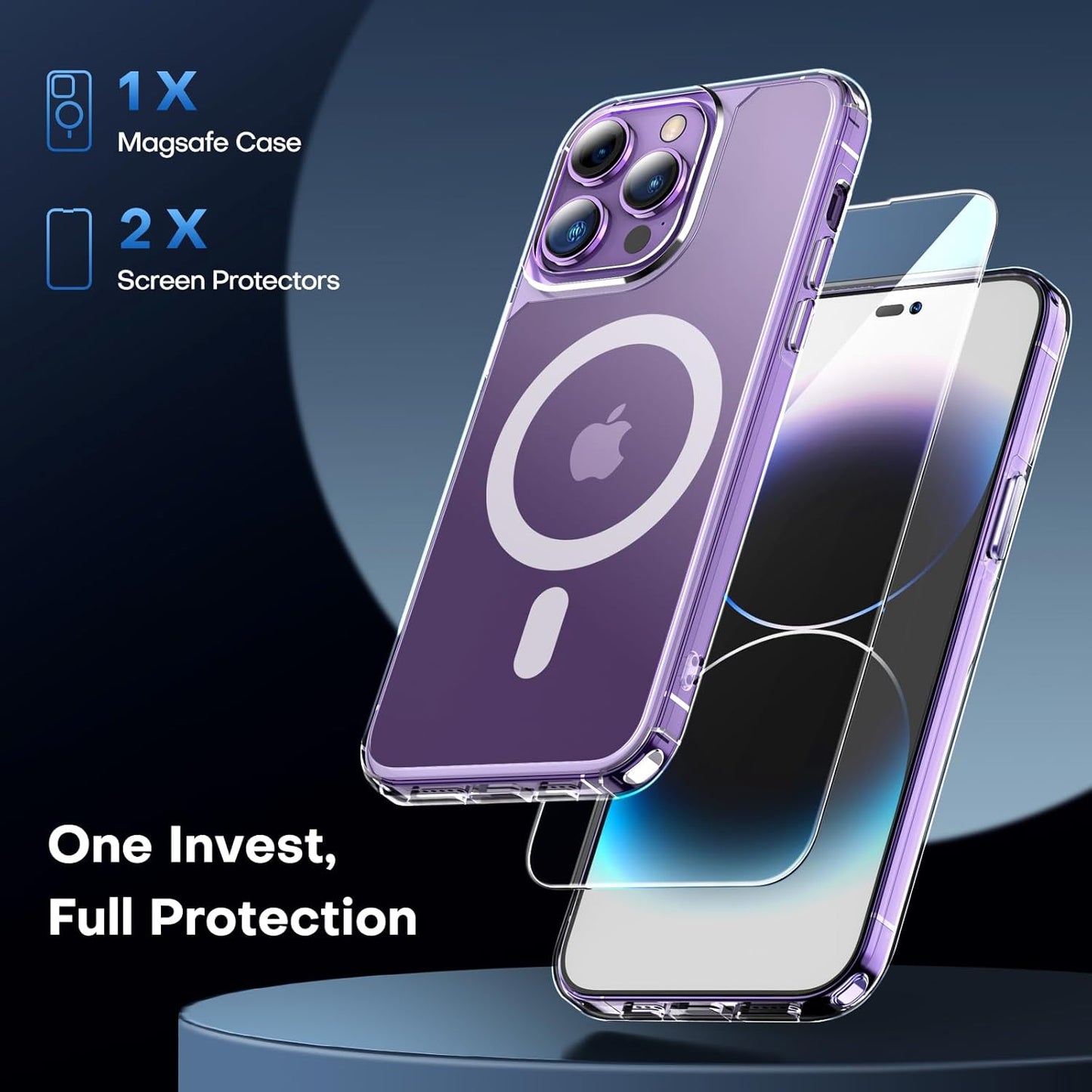 TAURI 3 in 1 Magnetic for iPhone 14 Pro Case