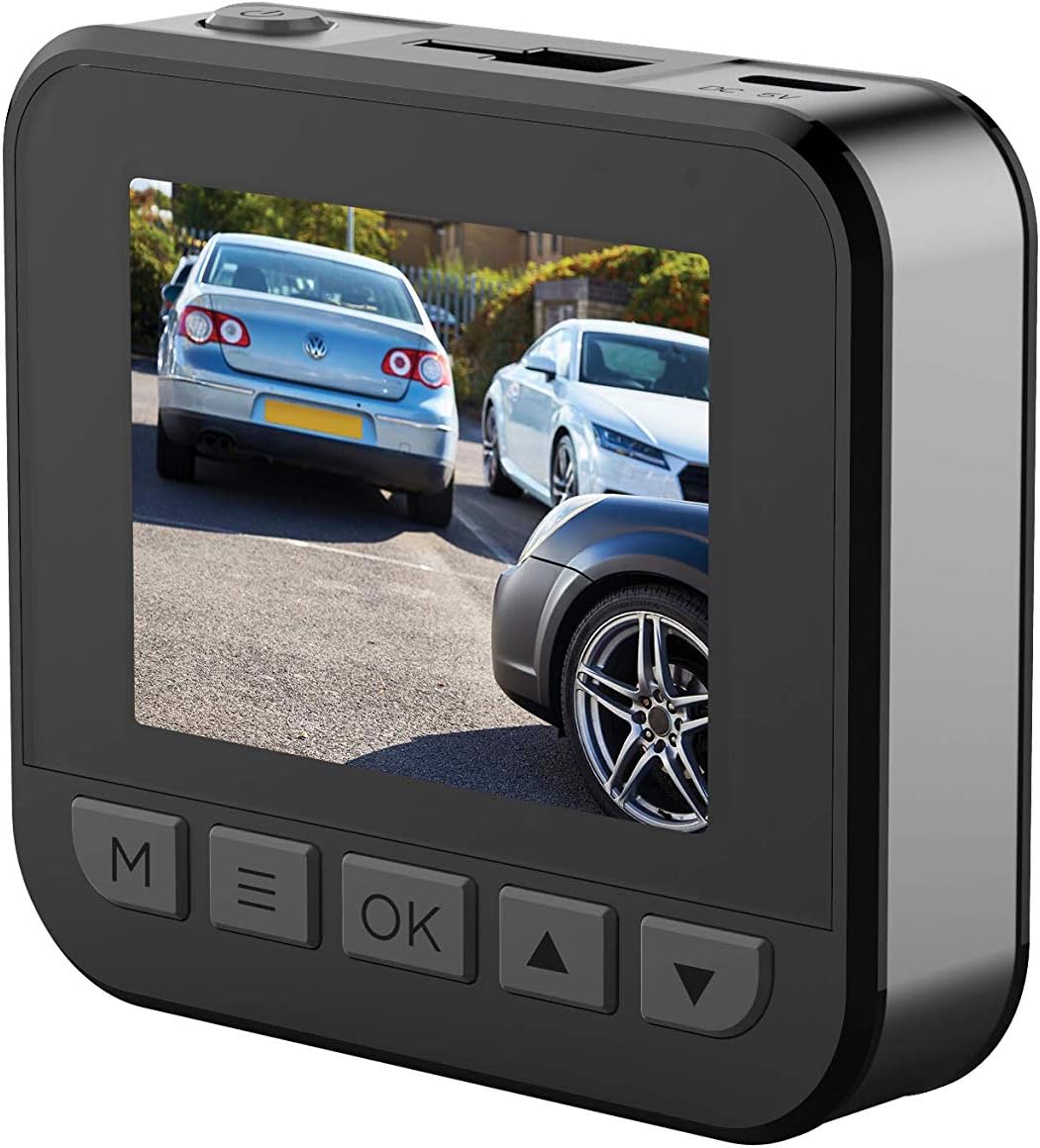RAC R2000 720p HD Dash Cam with 2 Inch Screen Display and Collision/Parking Monitor with G-Sensor
