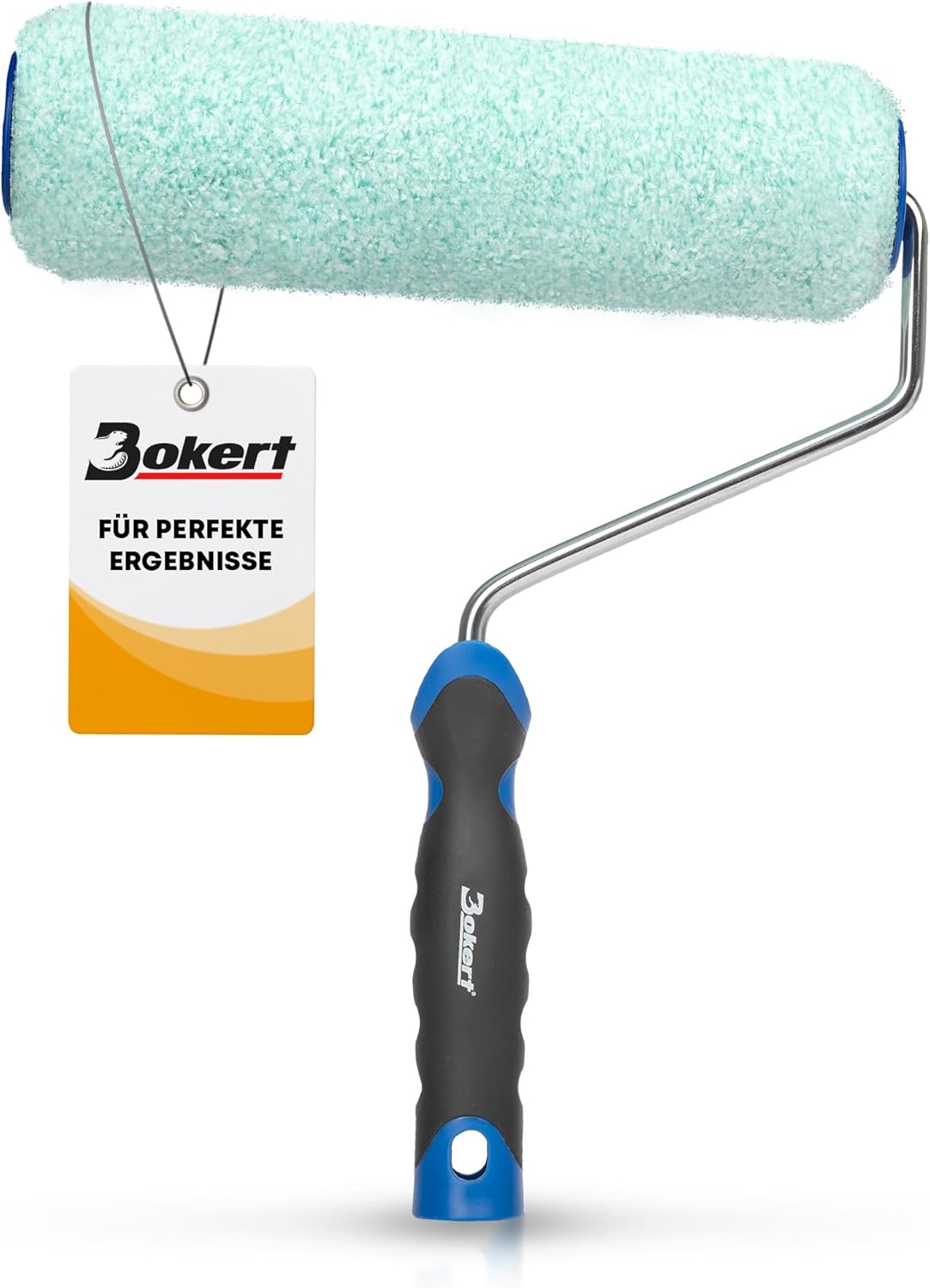 BOKERT Paint Roller - for Perfect Paint Application - with 25 cm Microfibre Paint Roller - for Walls and Ceilings - Pile Height 15 mm (25 cm / Pile Height 15 mm)