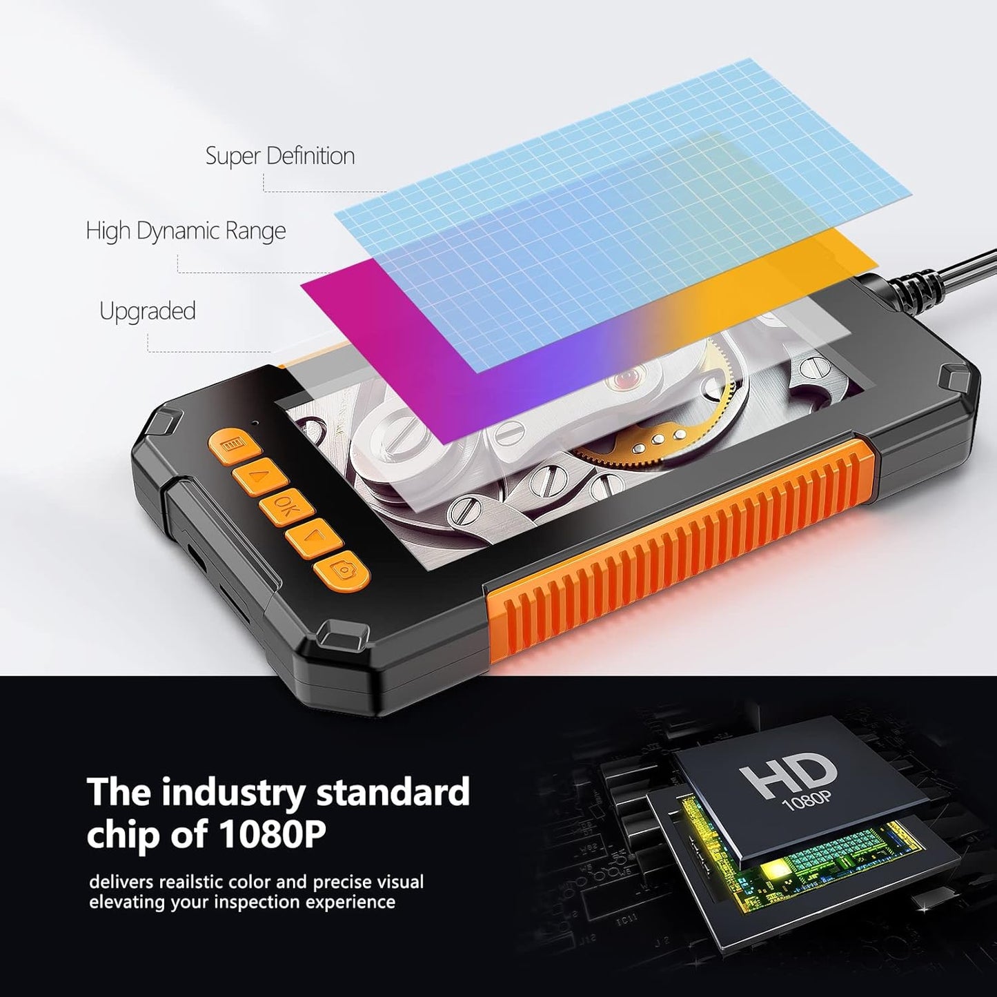 Screen Endoscope with 1080 HD Borescope