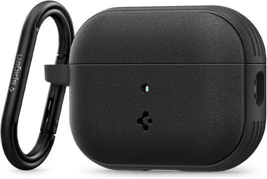 Caseology by Spigen Vault Designed for Airpods Pro 2nd Generation Case (2022/2023/2024) Drop Protection Cover with Carabiner - Matte Black