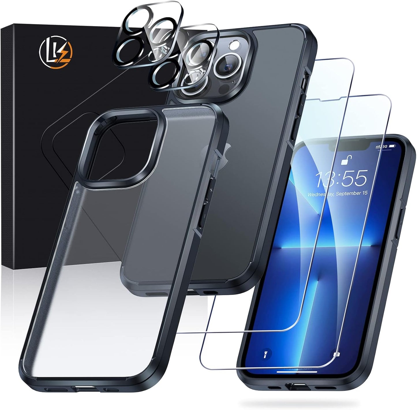 LK [5-in-1 for iPhone 13 Pro Case