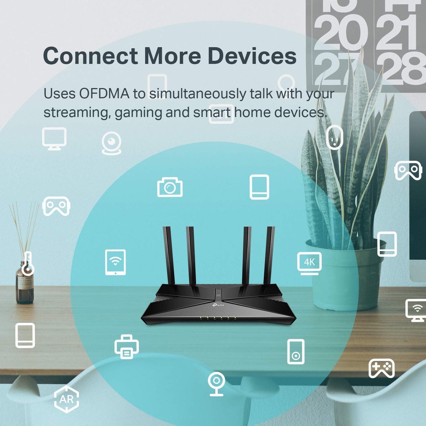 TP-Link Wifi 6 AX1500 Smart WiFi Router (Archer AX10) 802.11ax Router, Dual Band AX Router,Beamforming,OFDMA, MU-MIMO, Parental Controls,