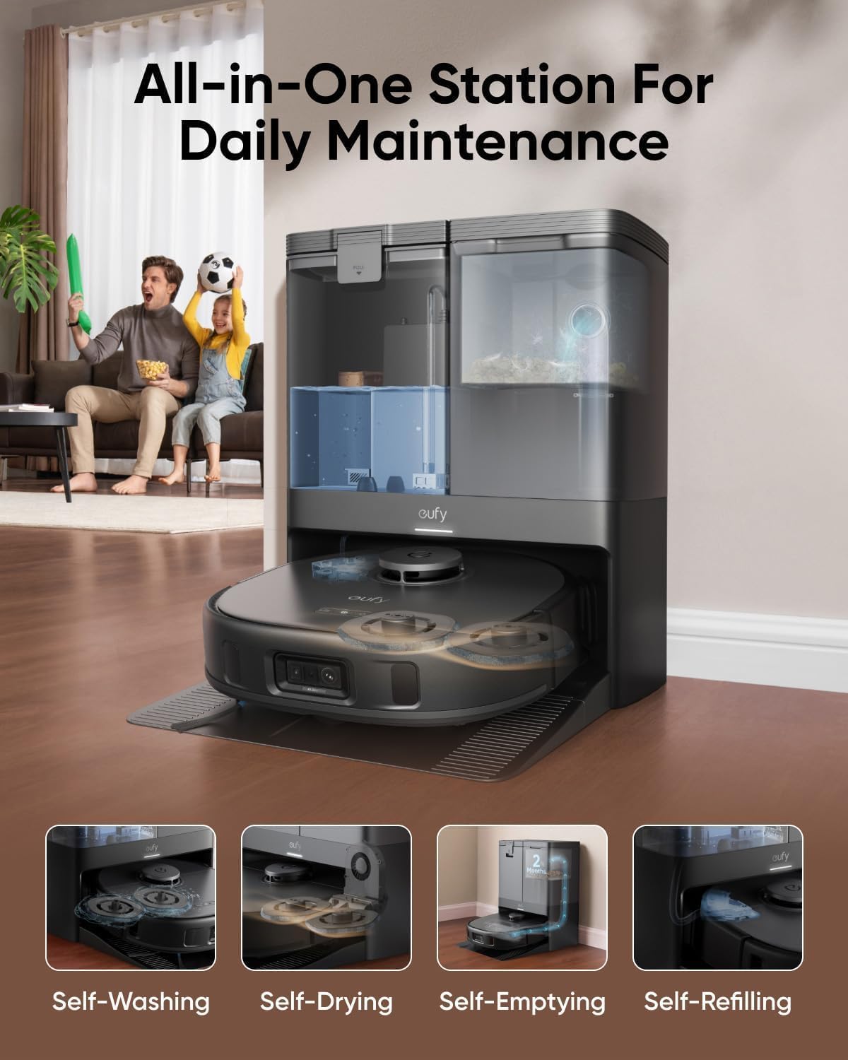 Eufy X10 Pro Omni Dual Mop Robot Vaccum Cleaner