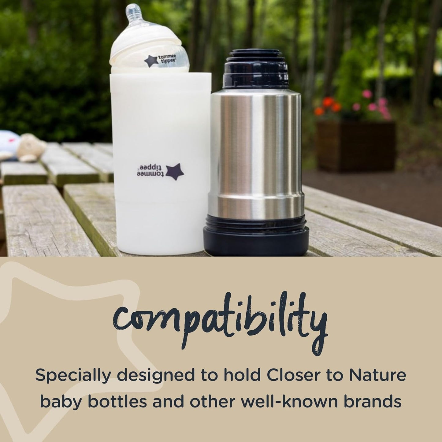 Tommee Tippee Close to Nature Portable Travel Baby Bottle