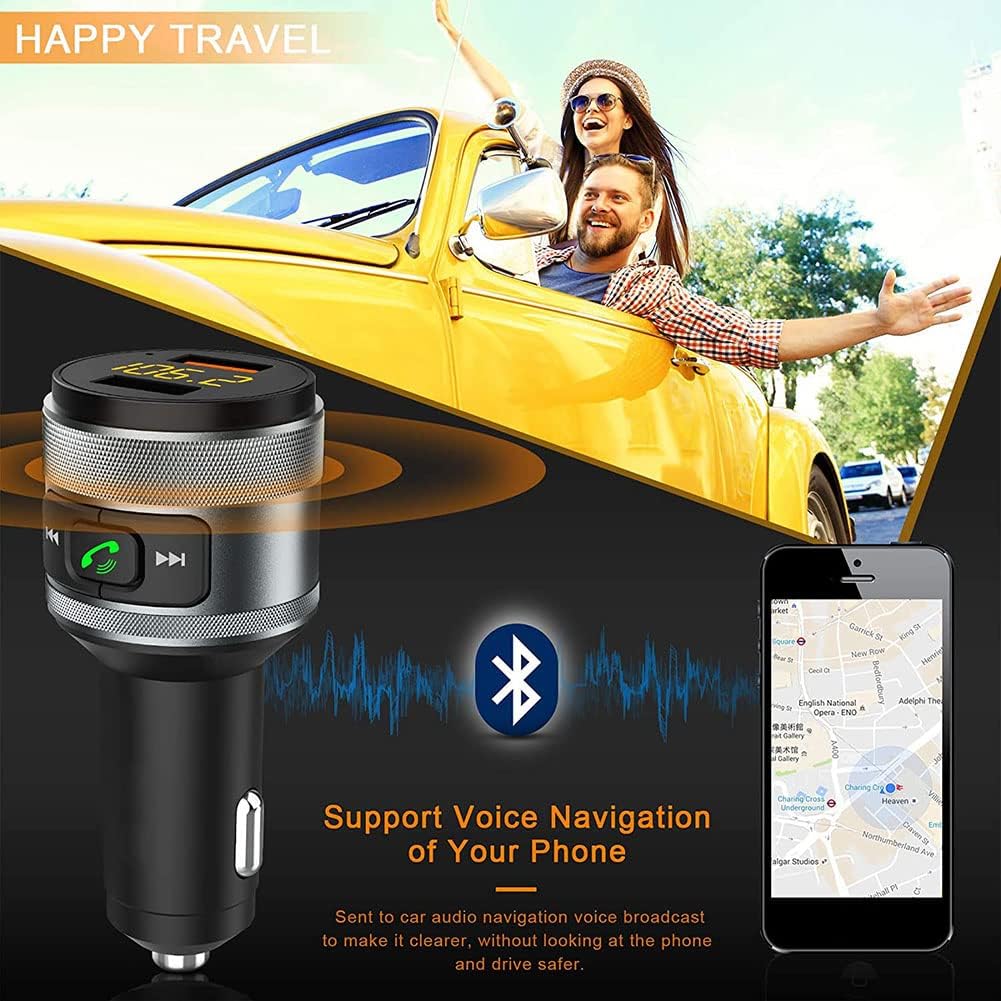 Sarpoer C57 Car Mp3 Player Bluetooth Fm Transmitter Car Bluetooth Player Car Accessories