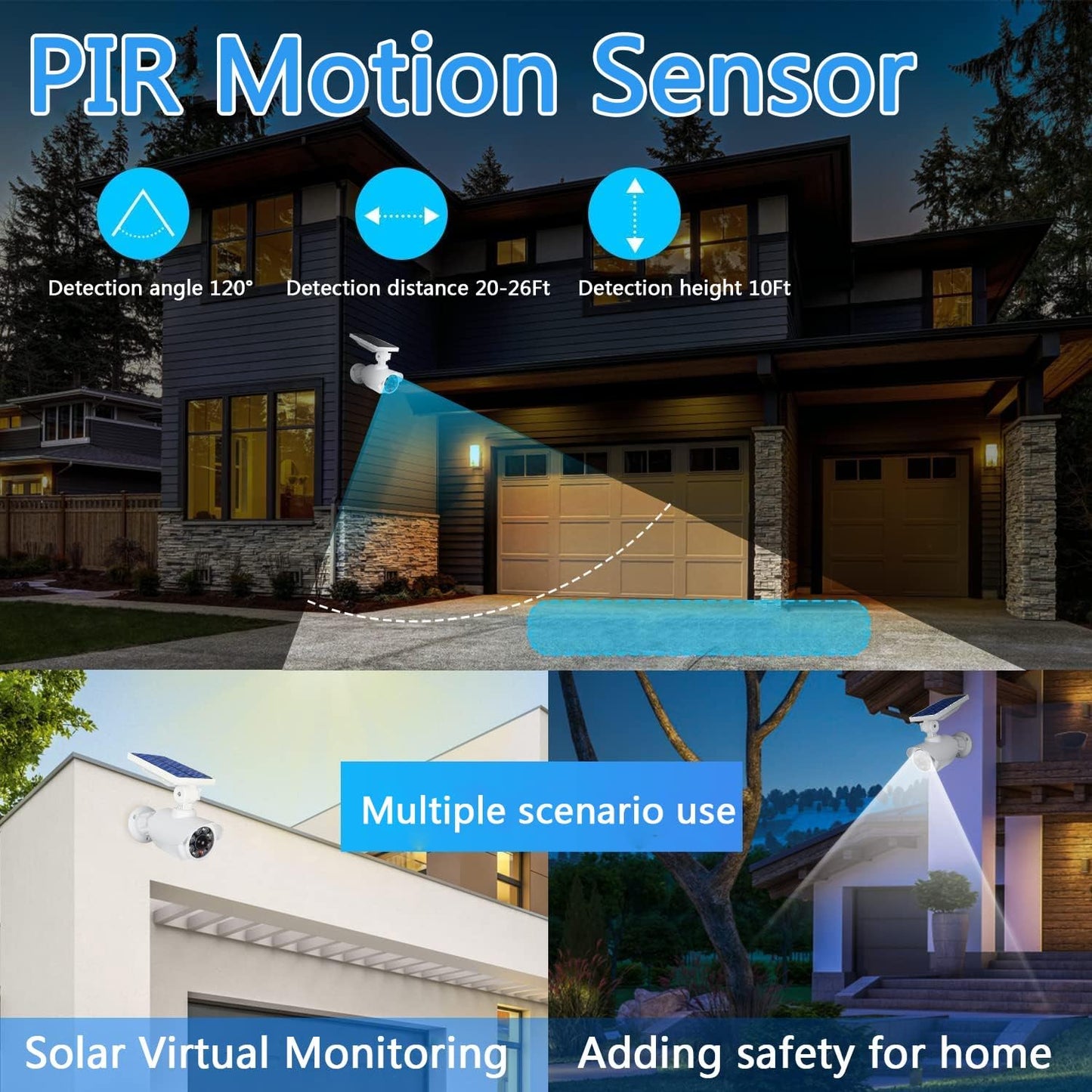 Solar Security Outdoor Motion Sensor camera