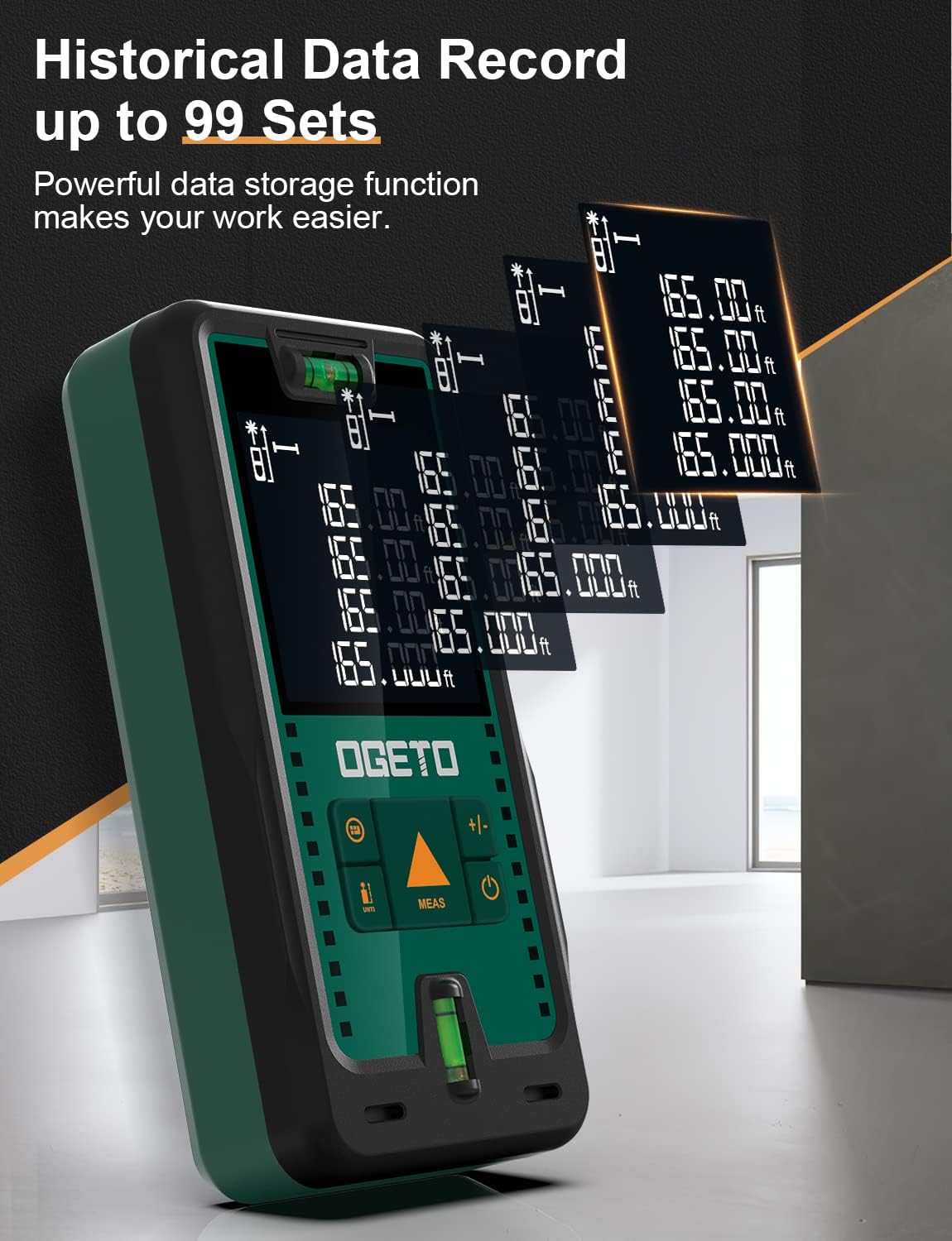Ogeto 50m Laser Distance Meter