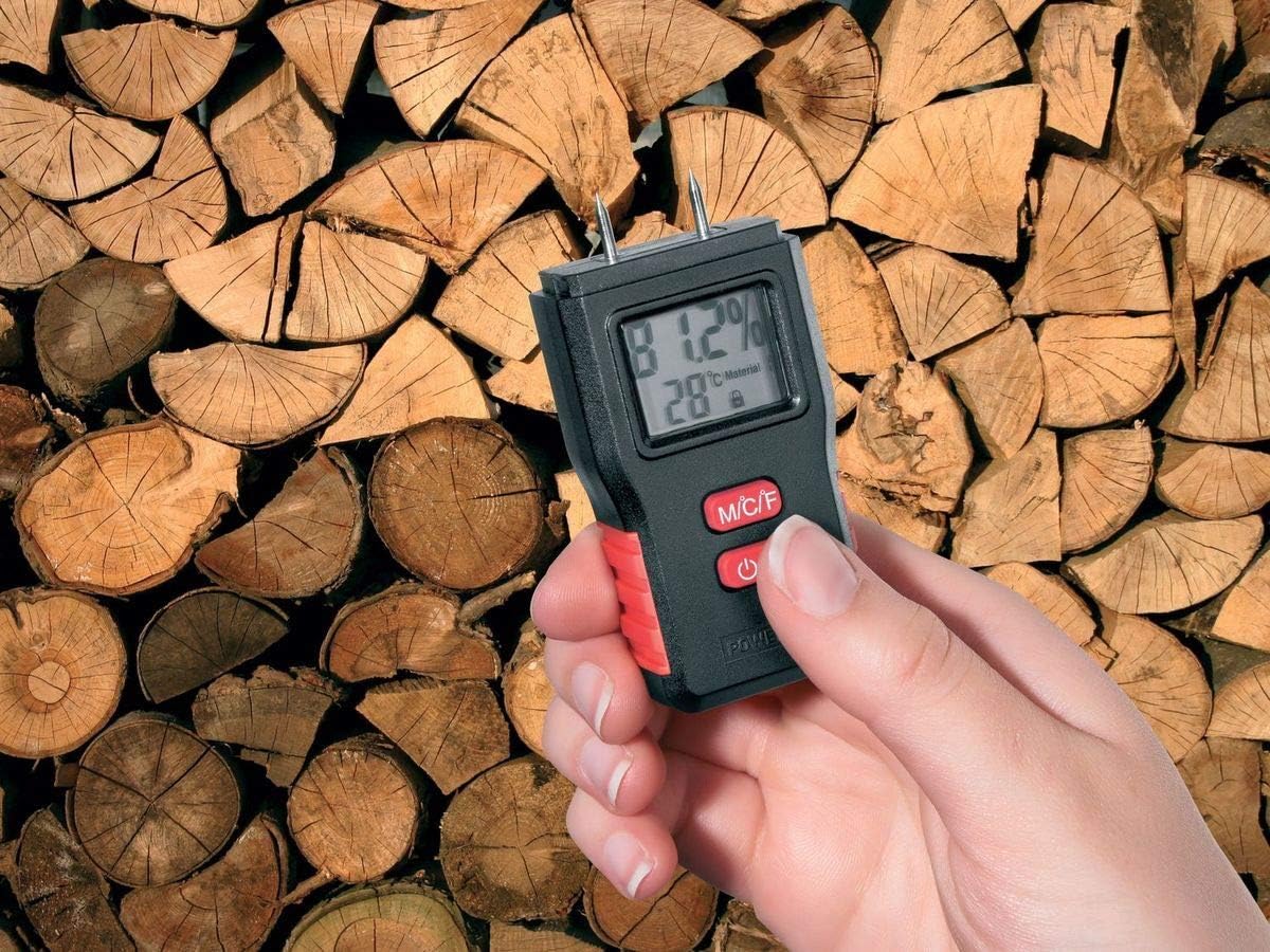 Digital Moisture Meter for Wood, Building Materials, Walls Hygrometer, Small Size